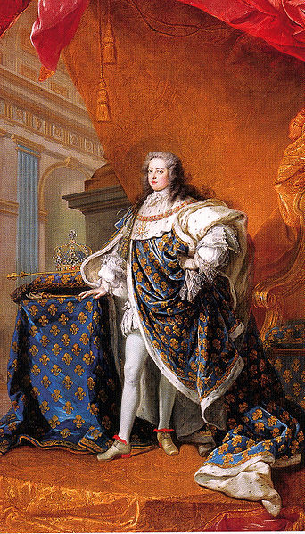 Charles-Amedee-Philippe van Loo Portrait of Louis XV of France